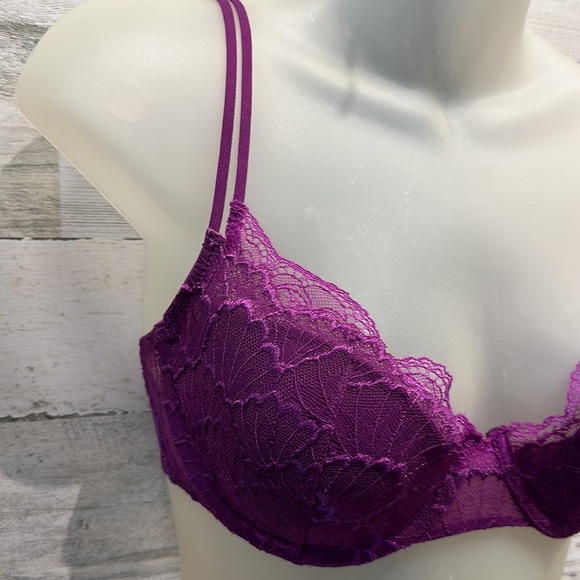 Natori Double Time Padded Lace Bra Caspia/Clover - Picture 2 of 4